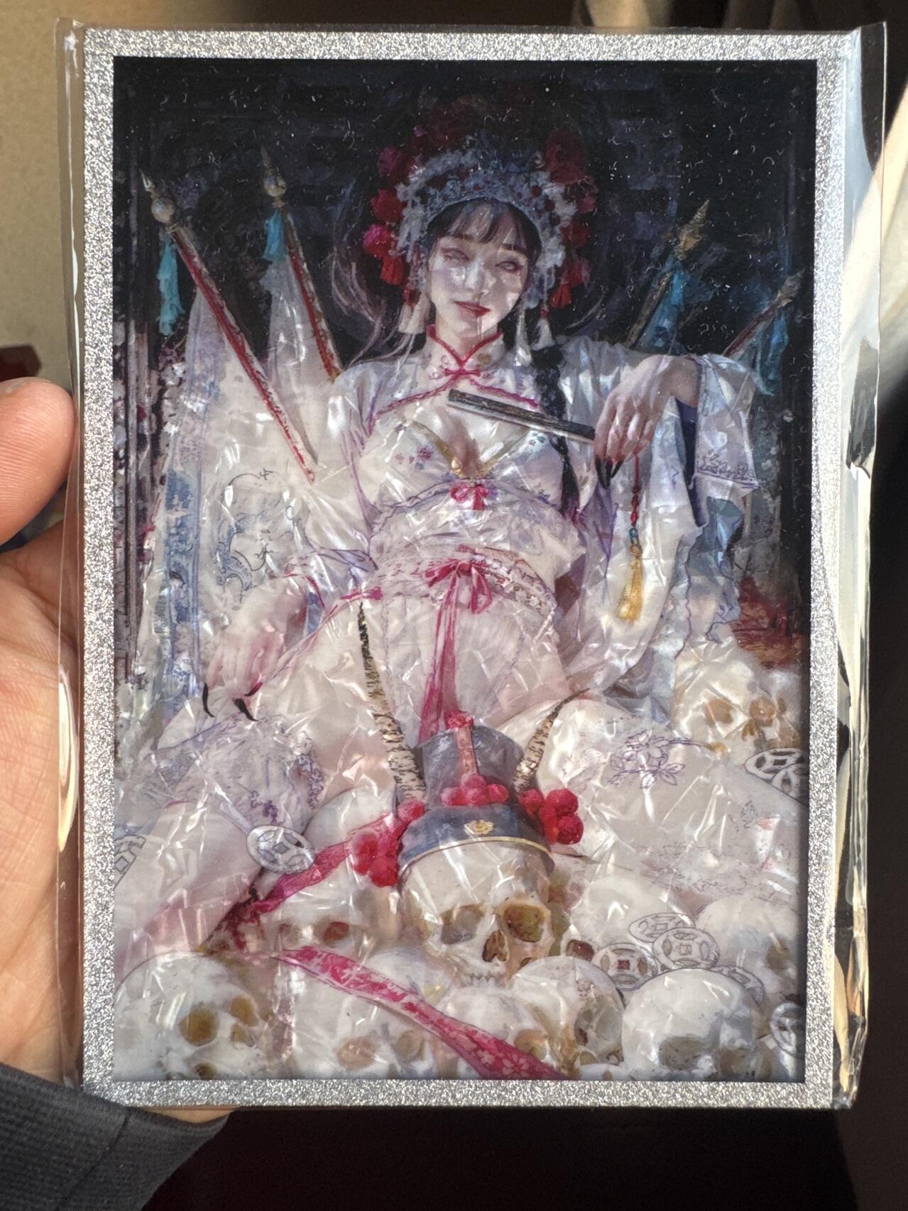 月落卡牌大清仓第8期 刷子ST_Brush   妖姬传   镜面玻璃限定色纸一张