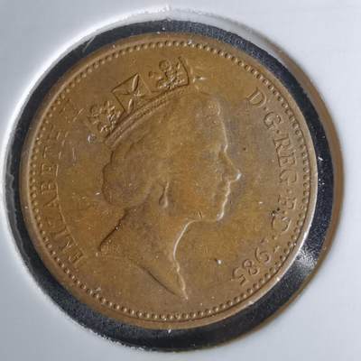 沼泽如烟--第1045场 - 英国1985年1便士