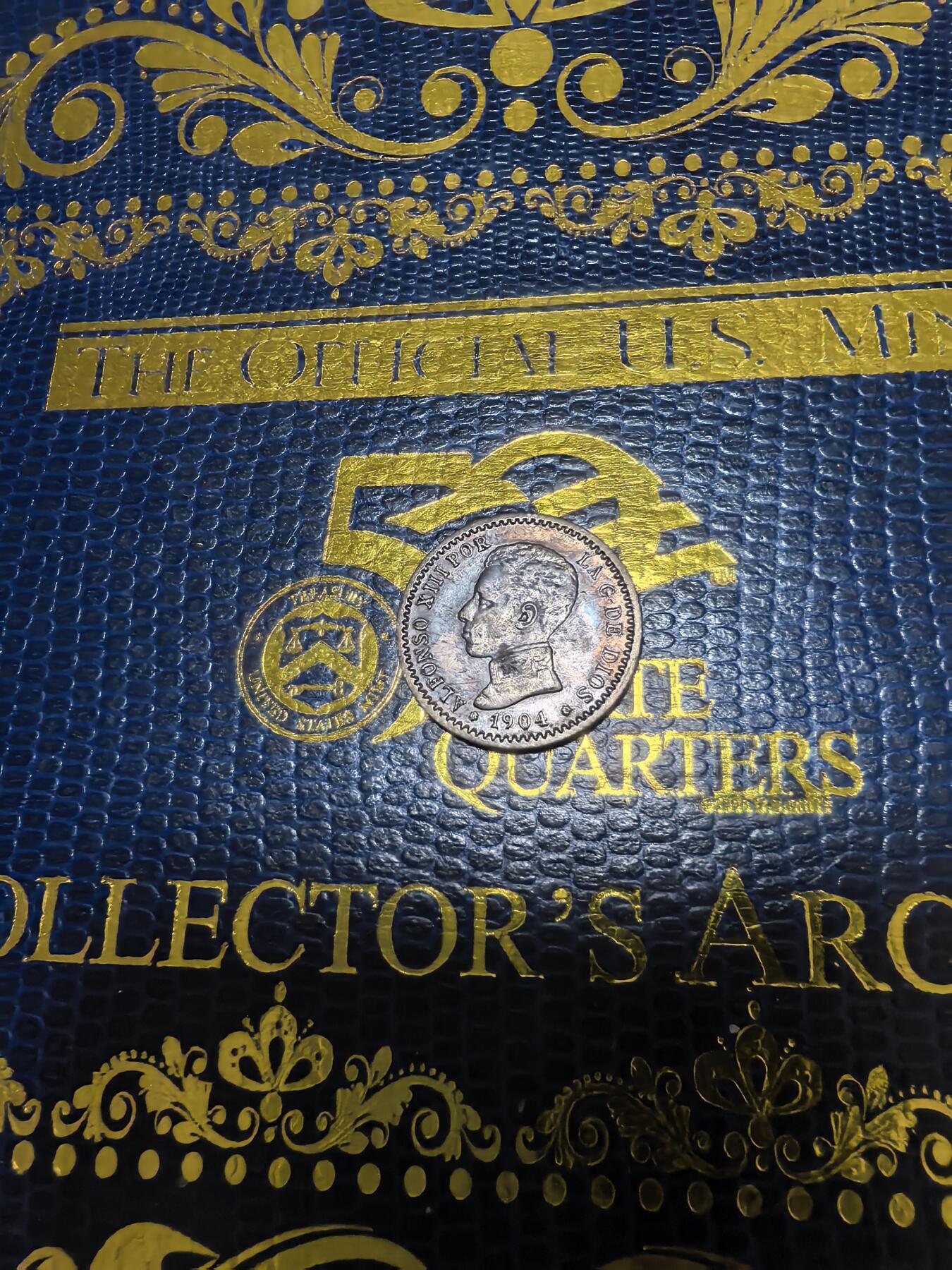 长老汇马年精选第十六场拍卖 1904西班牙阿方索十三世50分银币，2.5克835银（8）