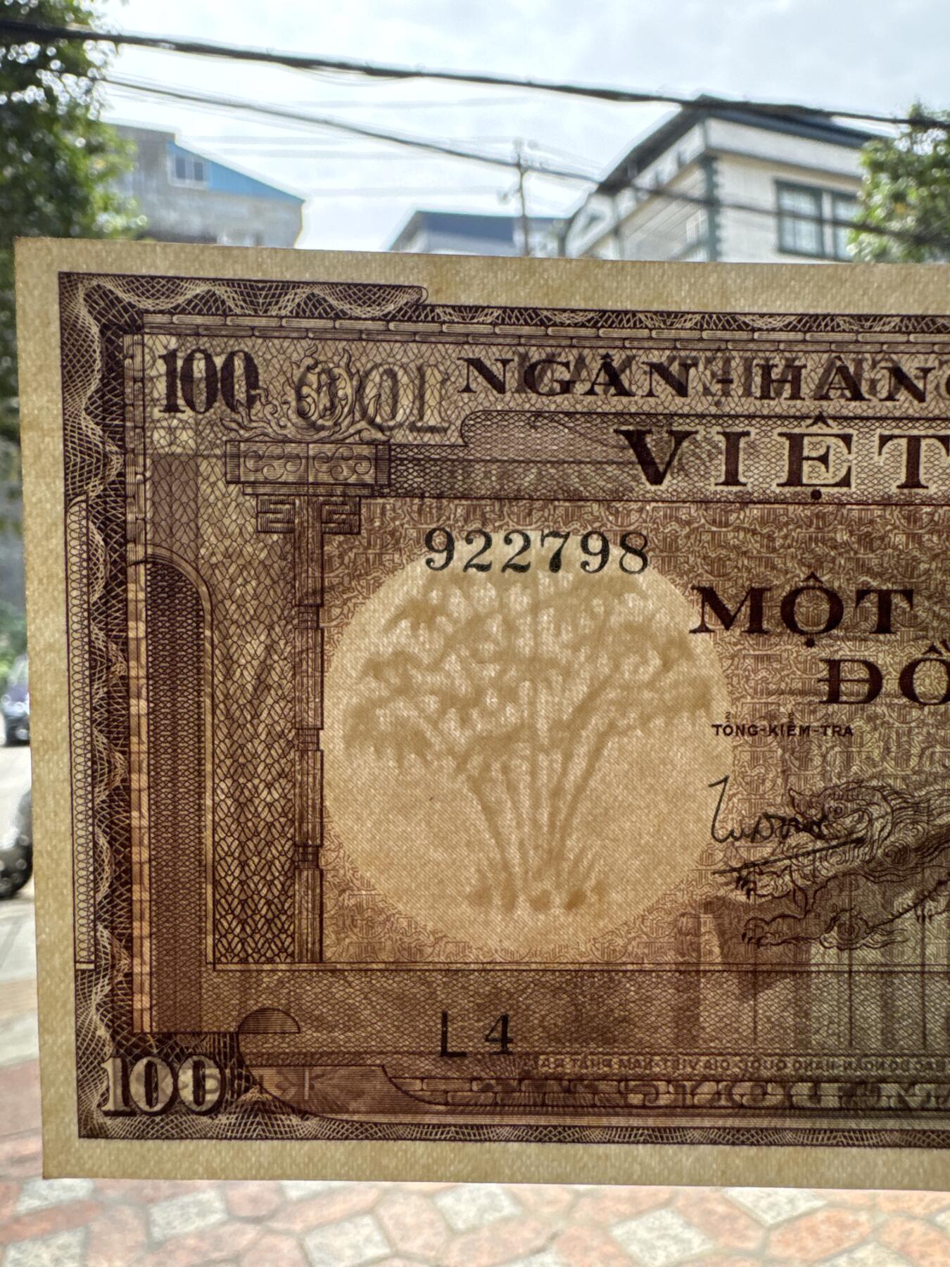 桂P钱币文化工作室拍卖第四十九期 南越共和国1966年100盾，全新UNC