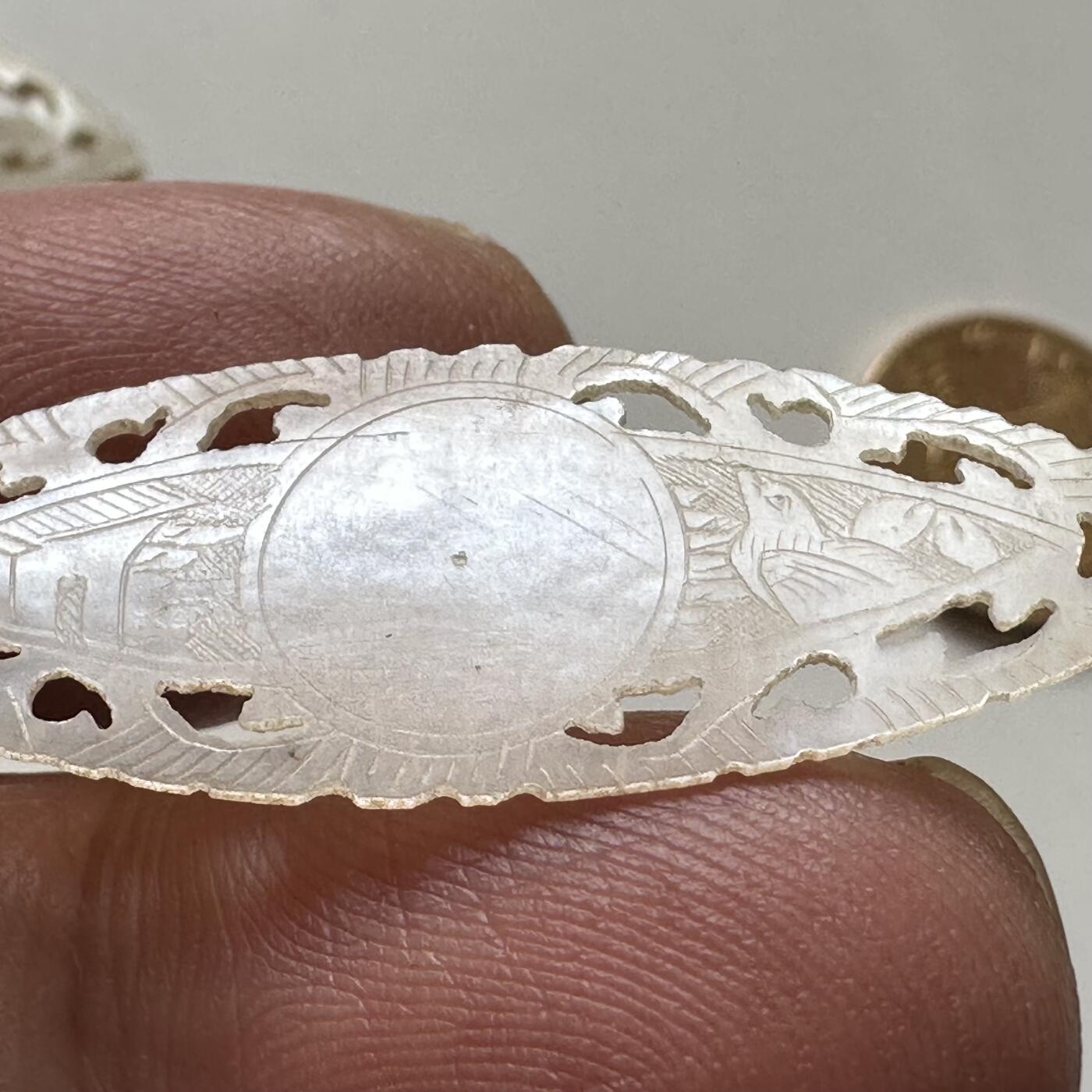 🌹外币初藏🌹🐯2026年第38场   每周二四六晚8️⃣点 世界钱币 清代十三行出口螺钿筹码（贝雕筹码）--12