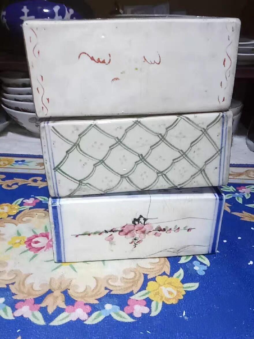 民国时期脉枕三个