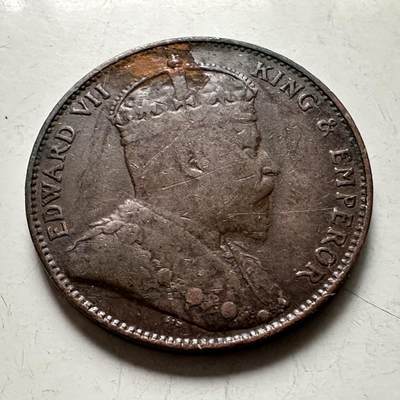 🌹外币初藏🌹🐯2026年第38场   每周二四六晚8️⃣点 世界钱币 - 英属锡兰1906年一分