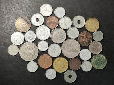 嘉禾收藏    【第508期】            无佣金、可寄存、满30元包邮 - 【包邮】外国硬币一组30枚