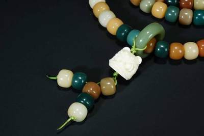 上海都达杂项专场103【全场包邮】  多彩菩提桶珠多圈手串63-97