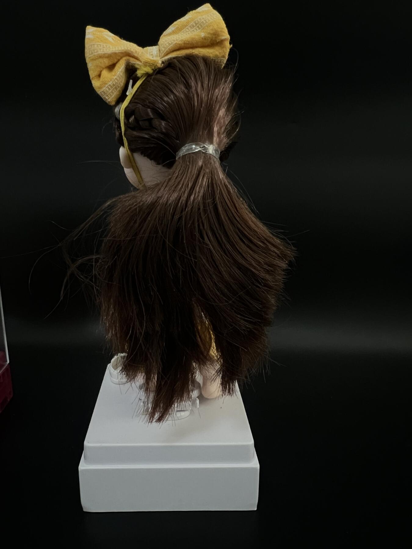 零元拍：正版食玩叮小马娃娃，可动素体，无瑕疵。积木格纳库收纳箱，底部抽屉可开，内含糖果一枚，购于伊藤洋华堂。高21.5CM（格纳库）无包装盒。