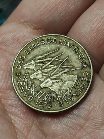 2026年第四十一场(总第二百一十场）外国好品散币场(免佣金) - 中非国家联盟1975年25法郎(Dolphin –海豚标)