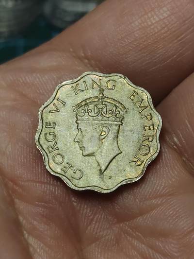2026年第四十一场(总第二百一十场）外国好品散币场(免佣金) - 英属印度1944年1安娜(乔治六世第三版，C版加尔各答造)