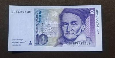 北京马甸外国币专卖第150期，外国纸币专场，陆续上拍，欢迎关注 - 1999年版德国10马克纸币全新