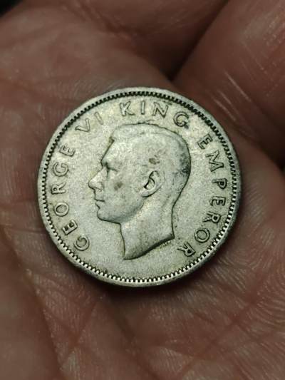 2026年第四十一场(总第二百一十场）外国好品散币场(免佣金) - 新西兰🇳🇿1943年1先令银币(乔治六世第一版，500银)