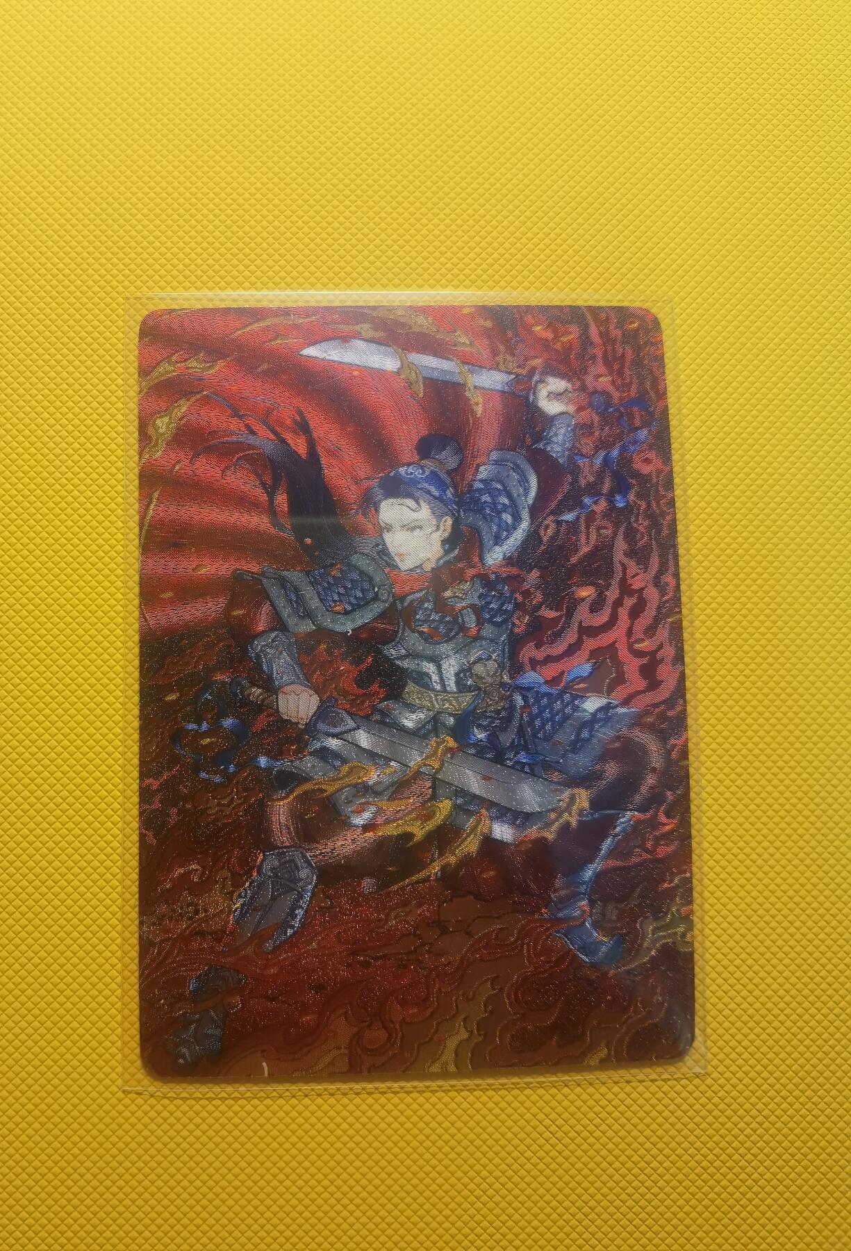 蜂潮卡牌  拍卖001期  小花瓣专场（4月10日  21点  截拍） 小花瓣艺术文创  一丈青扈三娘  粗闪卡  限编：076/399