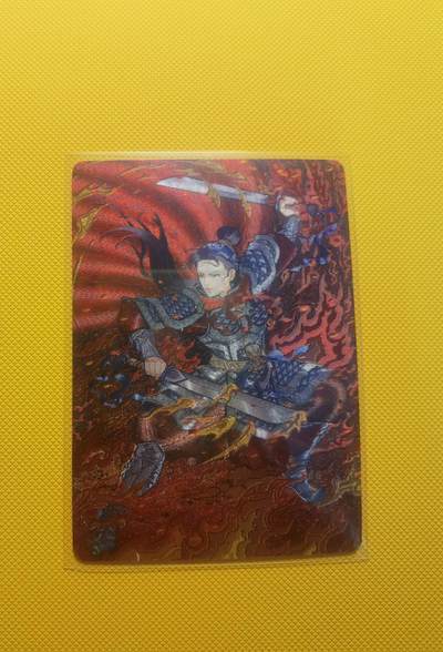 蜂潮卡牌  拍卖001期  小花瓣专场（4月10日  21点  截拍） - 小花瓣艺术文创  一丈青扈三娘  粗闪卡  限编：076/399