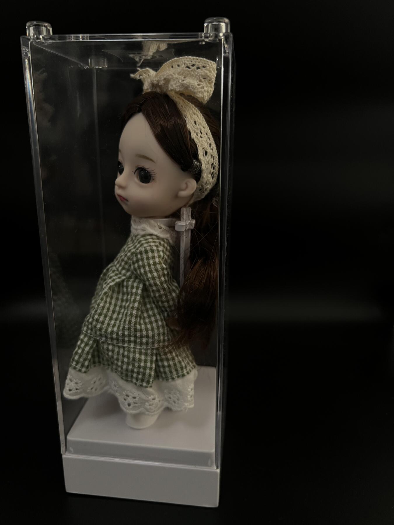 零元拍：正版食玩叮小马娃娃，可动素体，无瑕疵。积木格纳库收纳箱，底部抽屉可开，内含糖果一枚，购于伊藤洋华堂。高21.5CM（格纳库）无包装盒。