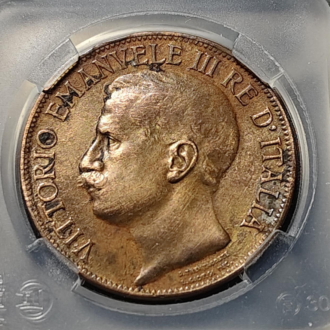 【全场包邮】纯粹捡漏拍518场 意大利王国1911年10分建国50周年纪念大铜币 好品相（中拍3套以下拆盒发货）