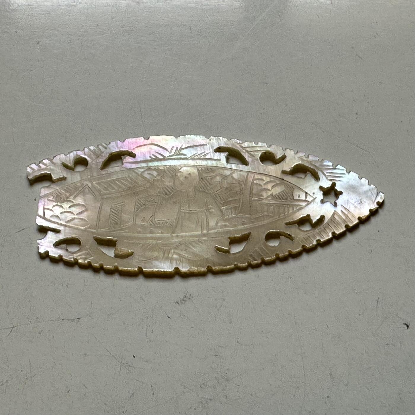 🌹外币初藏🌹🐯2026年第38场   每周二四六晚8️⃣点 世界钱币 清代十三行出口螺钿筹码（贝雕筹码）--10