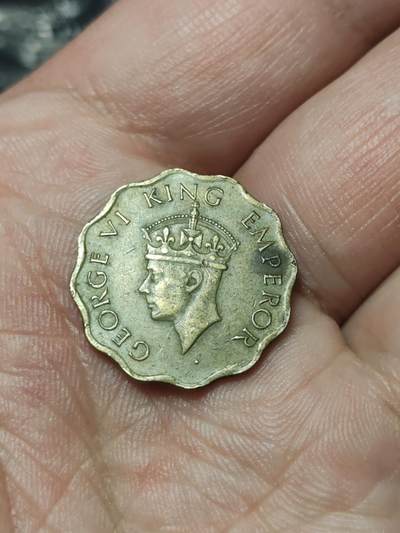 2026年第四十一场(总第二百一十场）外国好品散币场(免佣金) - 英属印度1945年1安娜(乔治六世第三版关门年，C版加尔各答造)