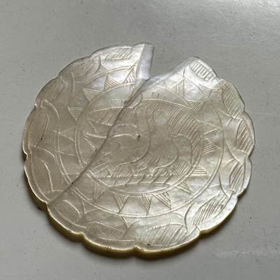 🌹外币初藏🌹🐯2026年第38场   每周二四六晚8️⃣点 世界钱币 - 清代十三行出口螺钿筹码（贝雕筹码）--6