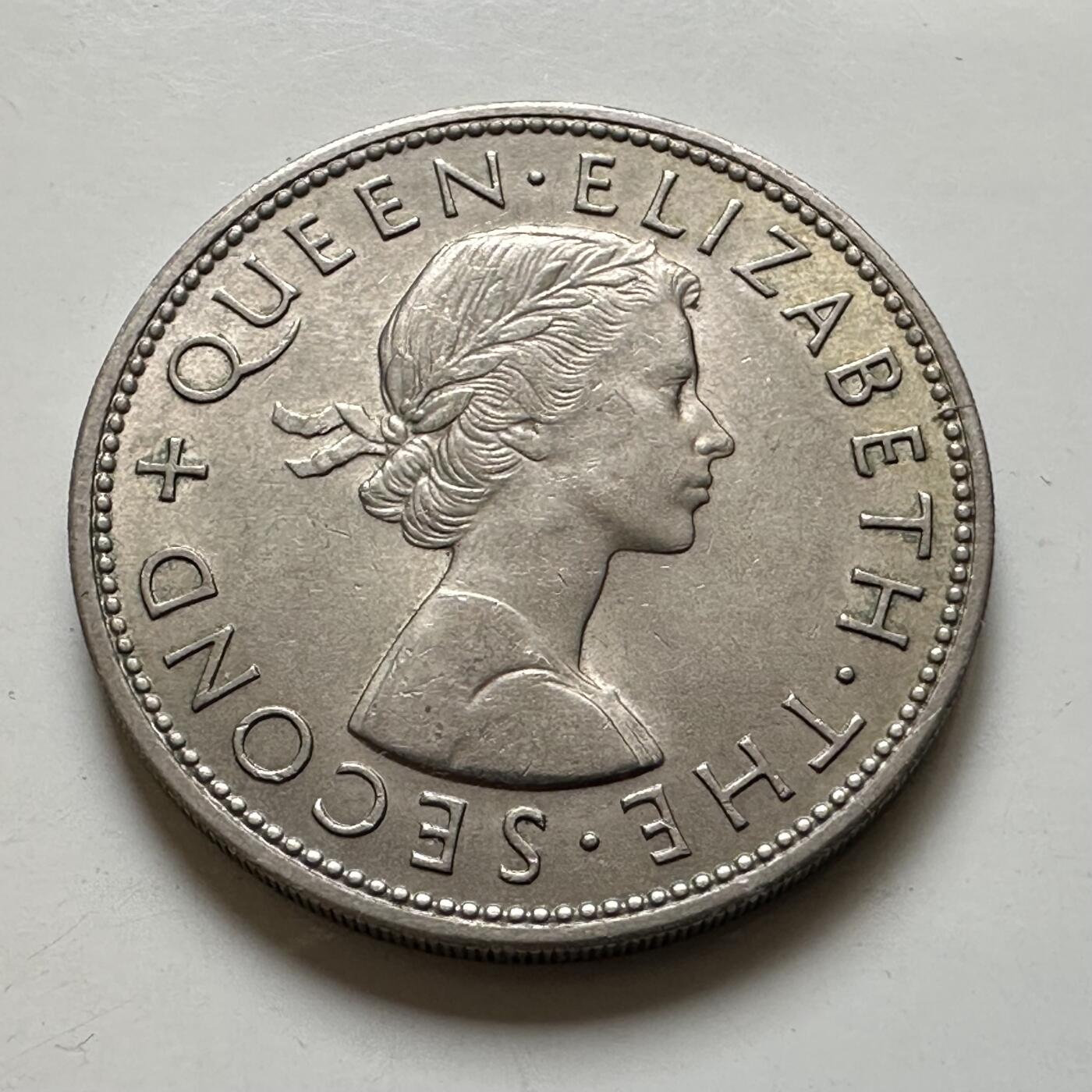 🌹外币初藏🌹🐯2026年第38场   每周二四六晚8️⃣点 世界钱币 新西兰1963年半克朗