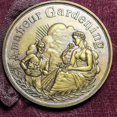英国Amateur Gardening「业余园艺」主题园艺功绩铜质奖章  - 英国Amateur Gardening「业余园艺」主题园艺功绩铜质奖章 
