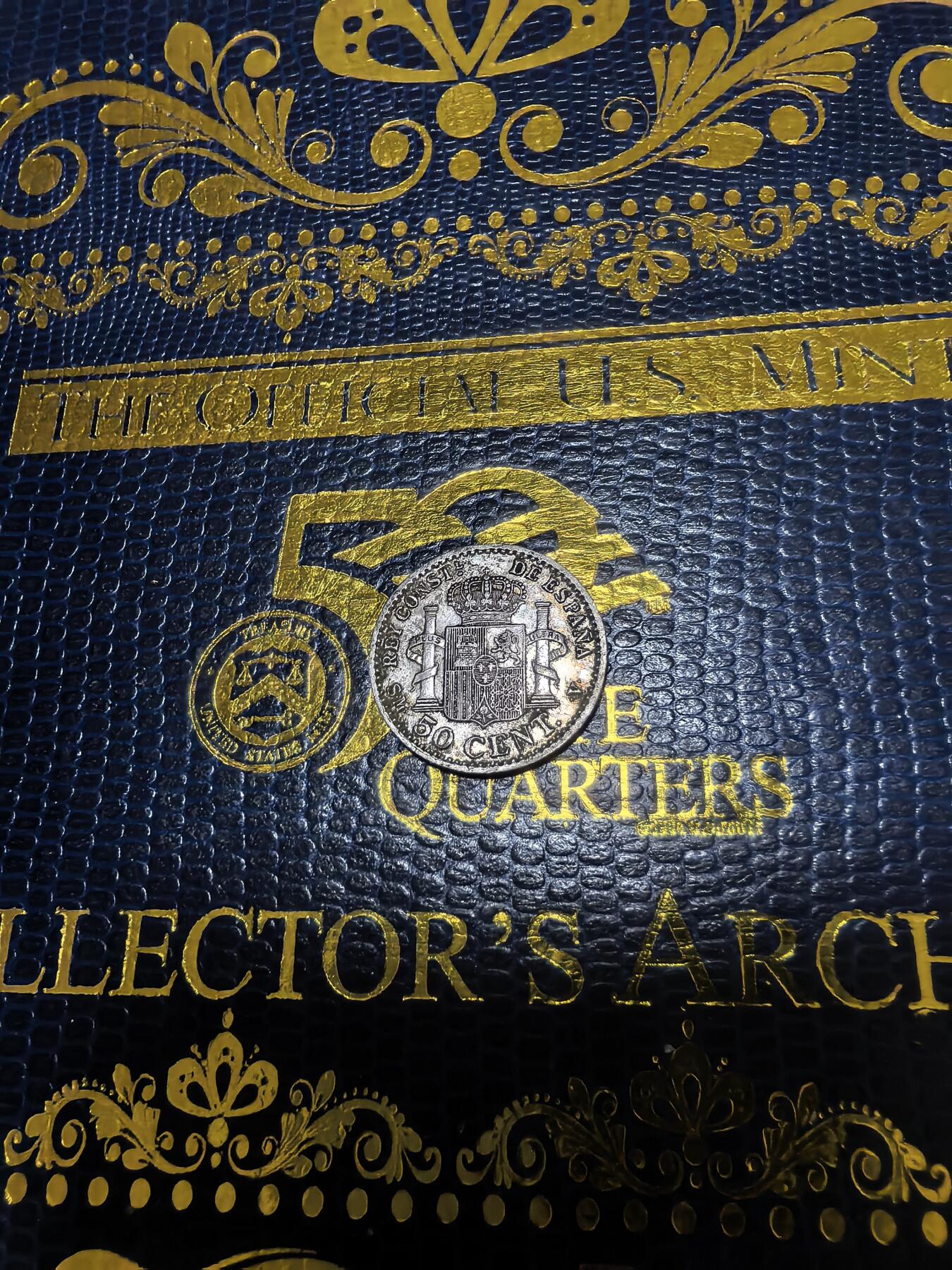 长老汇马年精选第十六场拍卖 1904西班牙阿方索十三世50分银币，2.5克835银（2）