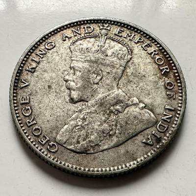 🌹外币初藏🌹🐯2026年第38场   每周二四六晚8️⃣点 世界钱币 - 海峡殖民地 1926年 乔治五世 20分 23.6mm-5.43g-60%银 银币