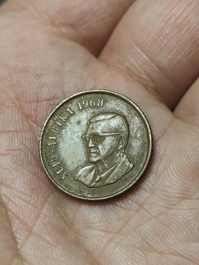 2026年第四十一场(总第二百一十场）外国好品散币场(免佣金) - 南非🇿🇦1968年1分(独立后第三套流通硬币)