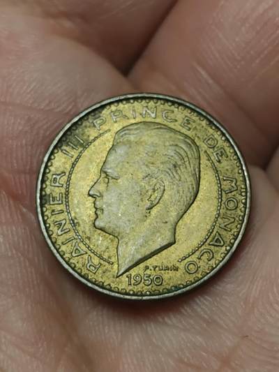 2026年第四十一场(总第二百一十场）外国好品散币场(免佣金) - 摩纳哥🇲🇨1950年10法郎(兰尼埃三世第一套，首发年仅发行2年，巴黎造)