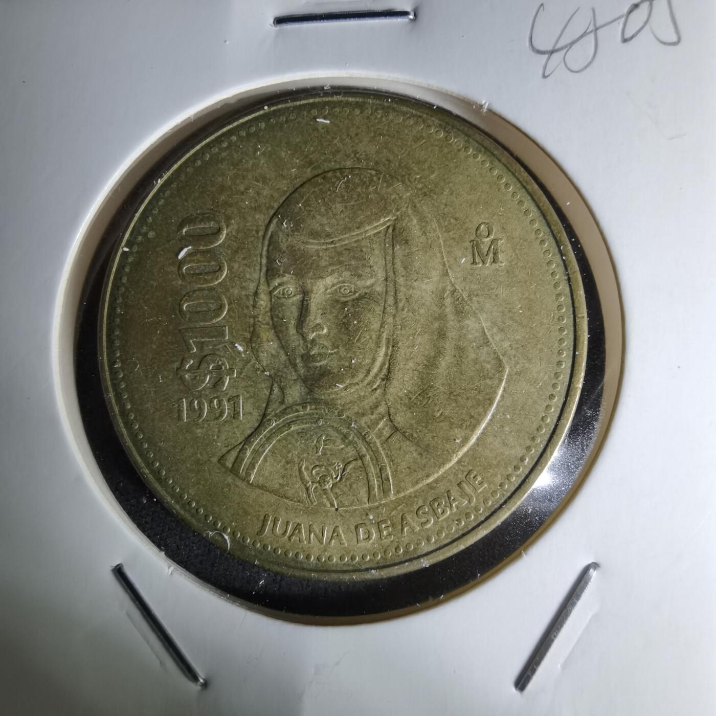 沼泽如烟--第1045场 墨西哥1991年1000比索