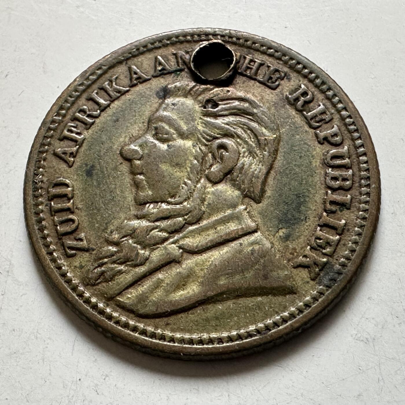 🌹外币初藏🌹🐯2026年第38场   每周二四六晚8️⃣点 世界钱币 南非德兰士瓦1896年1镑 后铸代用币