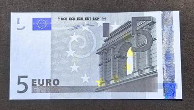 北京马甸外国币专卖第150期，外国纸币专场，陆续上拍，欢迎关注 - 2002年德国首版一签5欧元纸币全新