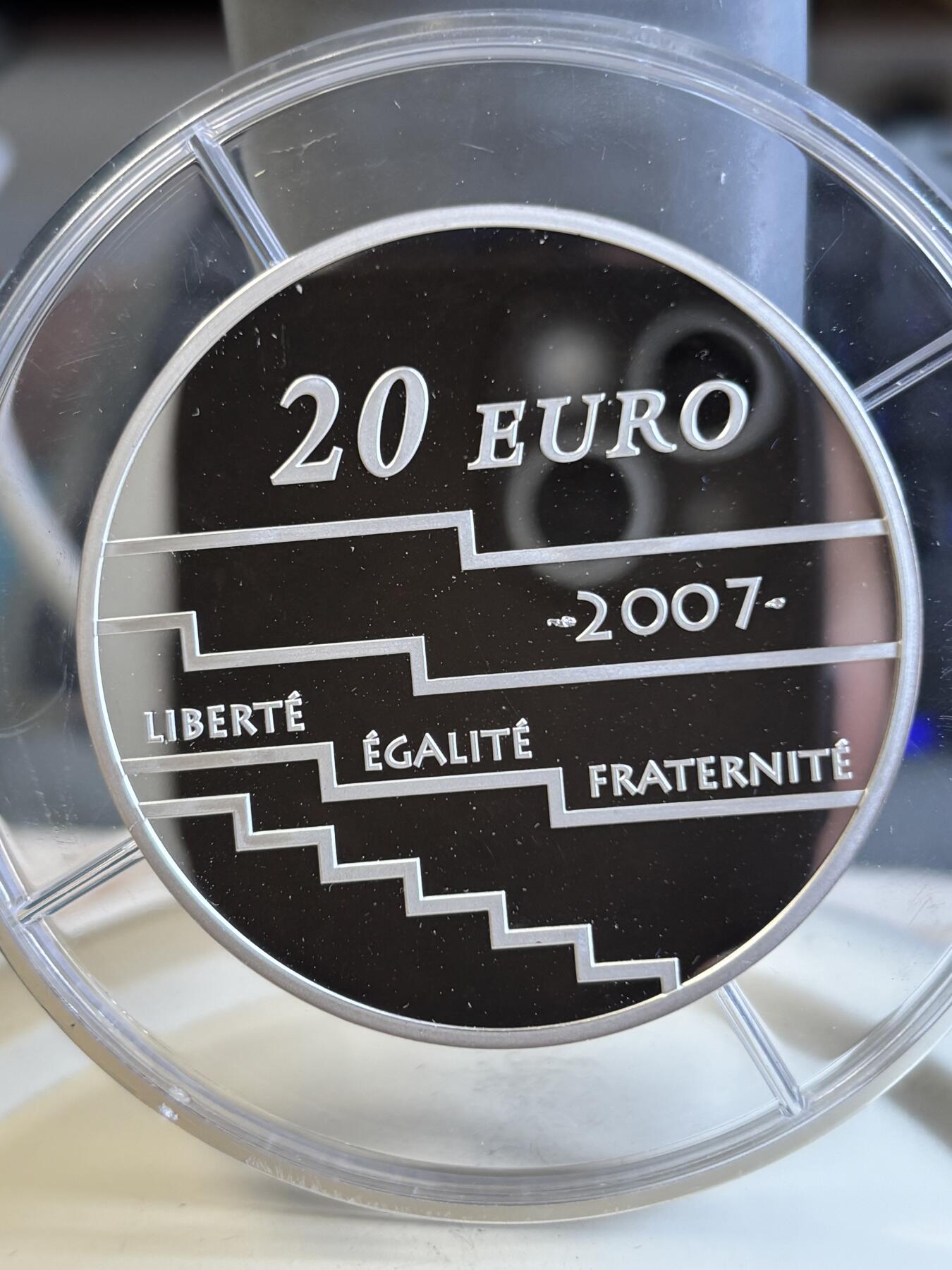 法国2007年戛纳电影节5盎司精制加厚纪念银币，950银，发行500枚