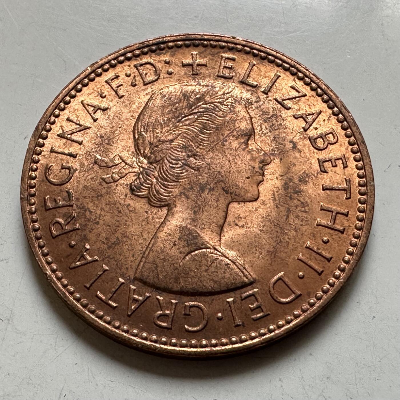 🌹外币初藏🌹🐯2026年第38场   每周二四六晚8️⃣点 世界钱币 英国1966年半便士 