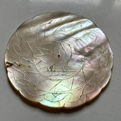 🌹外币初藏🌹🐯2026年第38场   每周二四六晚8️⃣点 世界钱币 - 清代十三行出口螺钿筹码（贝雕筹码）--13