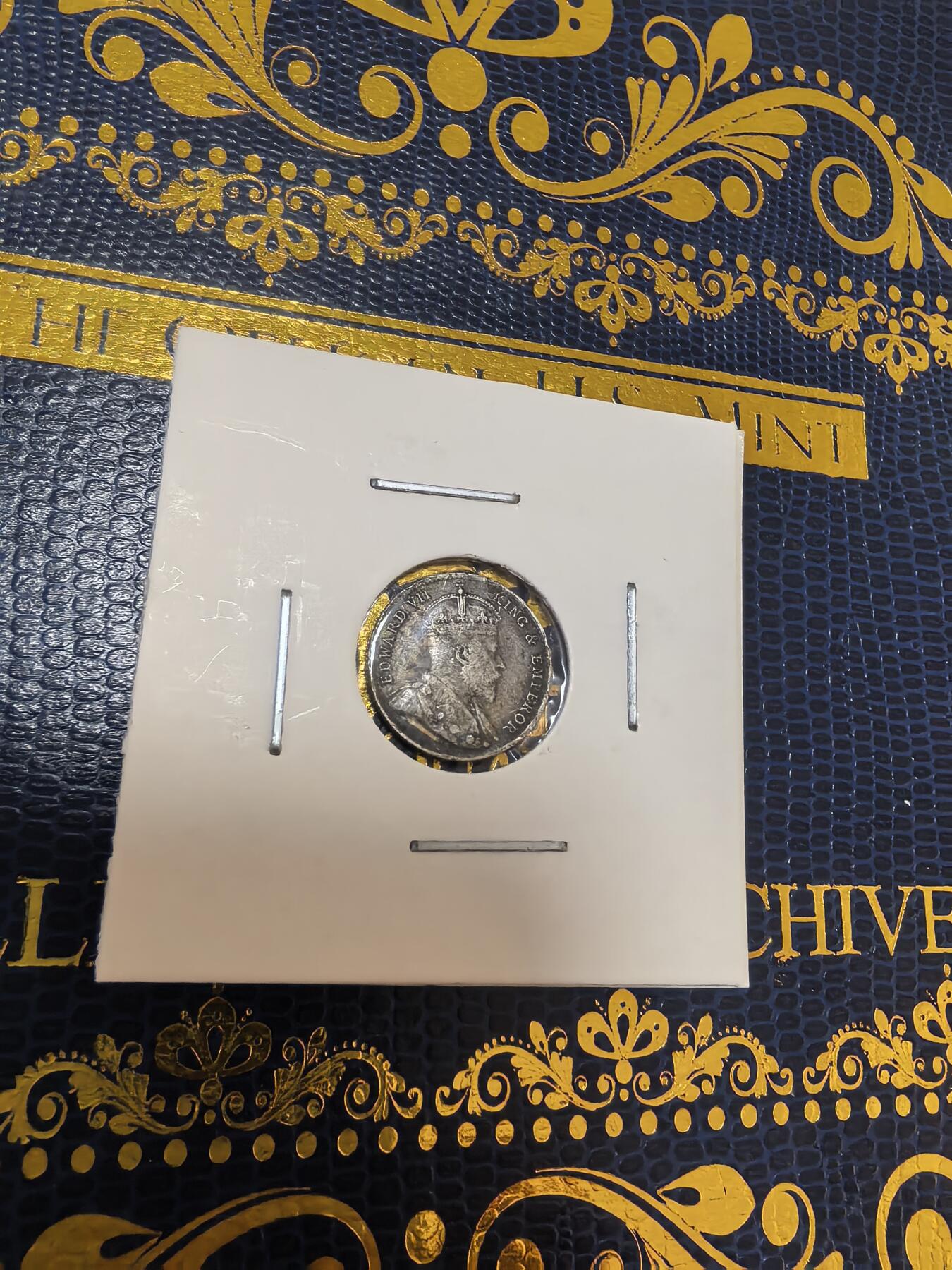 长老汇马年精选第十六场拍卖 1904香港爱德华七世5分银币，1.36克800银