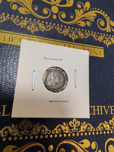 长老汇马年精选第十六场拍卖 - 1904香港爱德华七世5分银币，1.36克800银