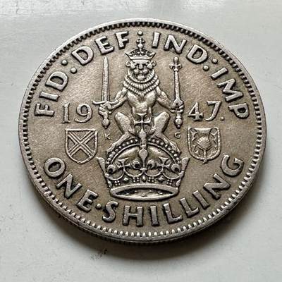 🌹外币初藏🌹🐯2026年第38场   每周二四六晚8️⃣点 世界钱币 - 英国 1947年 乔治六世 一先令