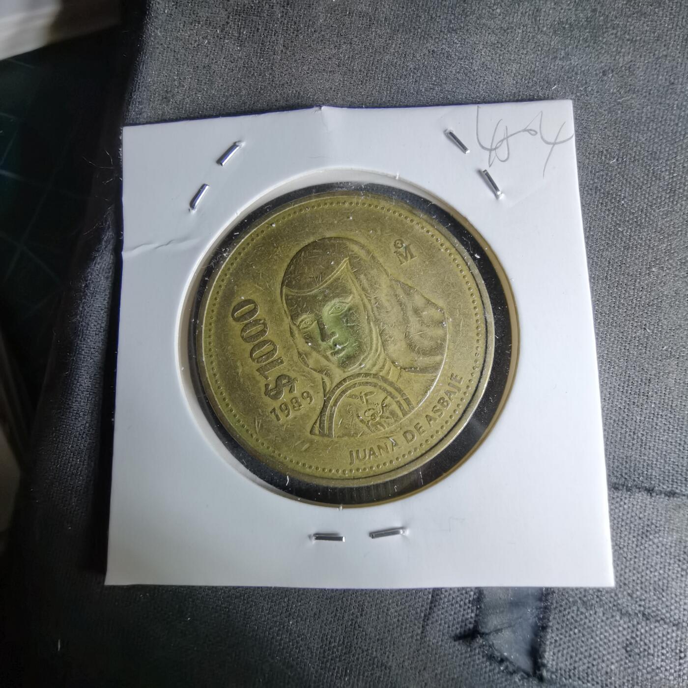 沼泽如烟--第1045场 墨西哥1989年1000比索