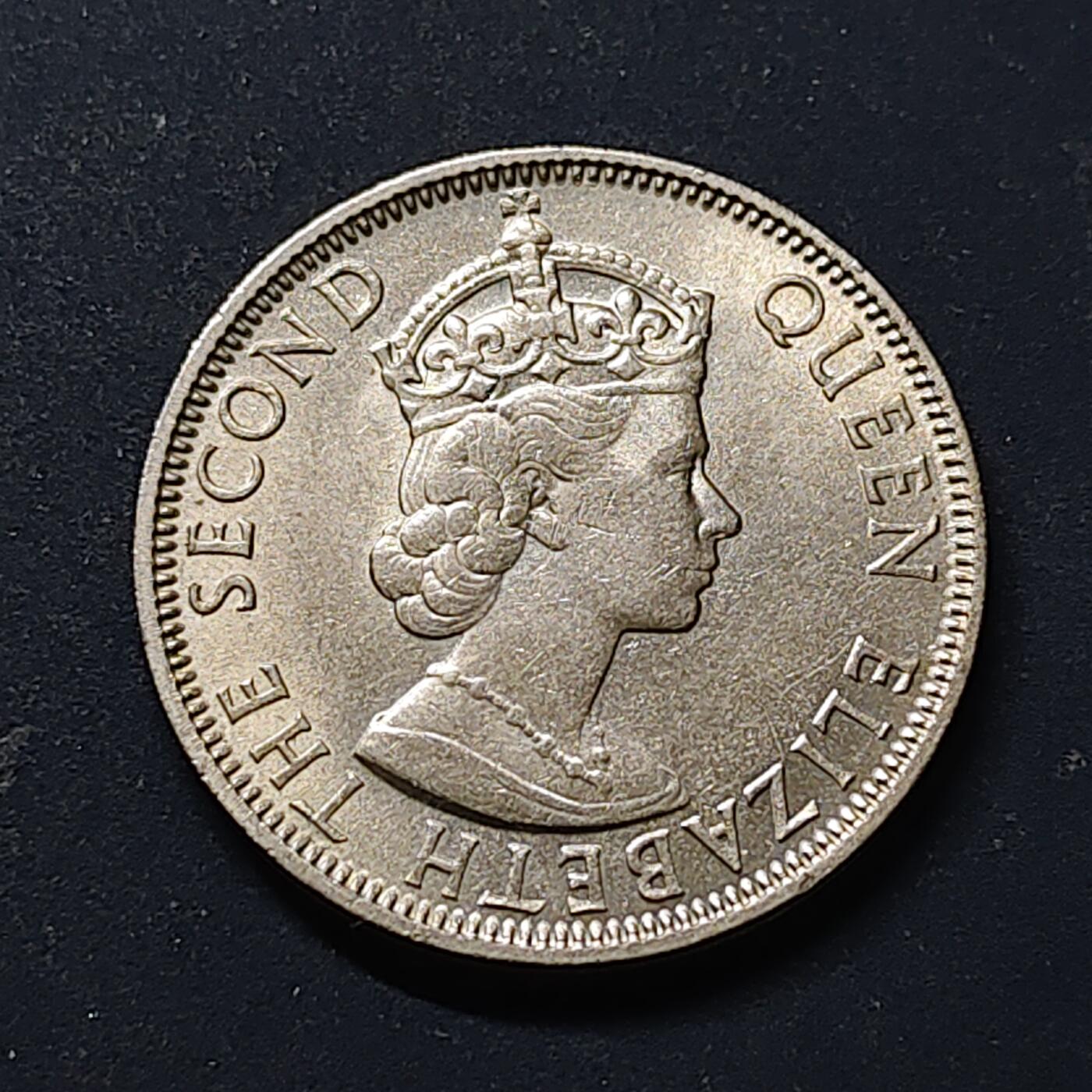 【全场包邮】纯粹捡漏拍518场 马来亚和英属北婆罗洲1957年女王50分