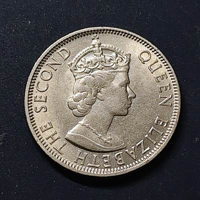 【全场包邮】纯粹捡漏拍518场 - 马来亚和英属北婆罗洲1957年女王50分