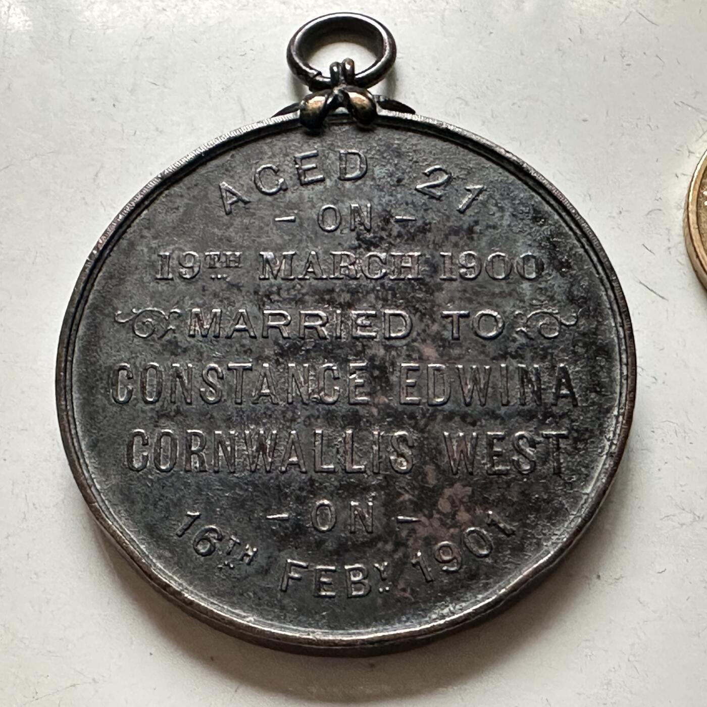 🌹外币初藏🌹🐯2026年第38场   每周二四六晚8️⃣点 世界钱币 英国 1901年 第二代西敏公爵 康斯坦斯·埃德温娜 大婚纪念章 39毫米大铜章