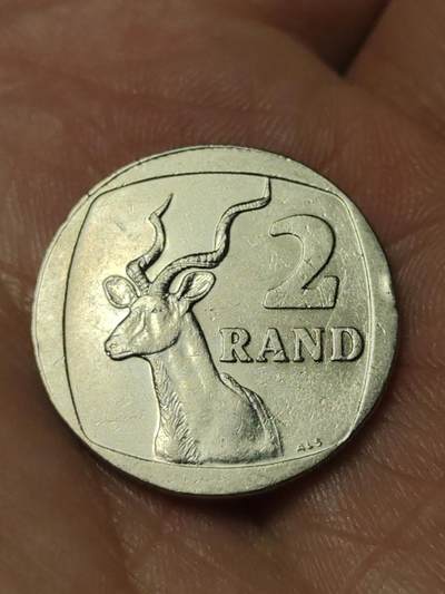 2026年第四十一场(总第二百一十场）外国好品散币场(免佣金) - 南非🇿🇦2000年2兰特(独立后第九套流通硬币，关门年)