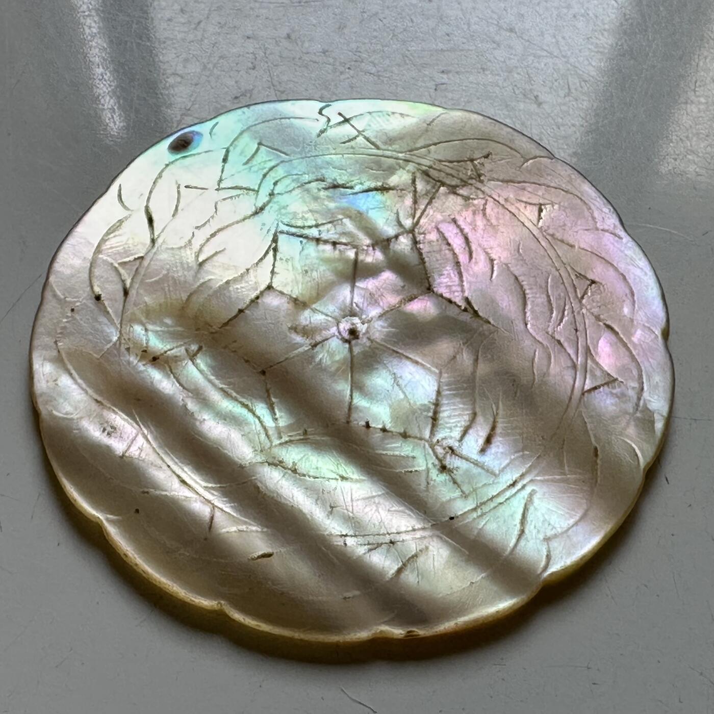 🌹外币初藏🌹🐯2026年第38场   每周二四六晚8️⃣点 世界钱币 清代十三行出口螺钿筹码（贝雕筹码）--13