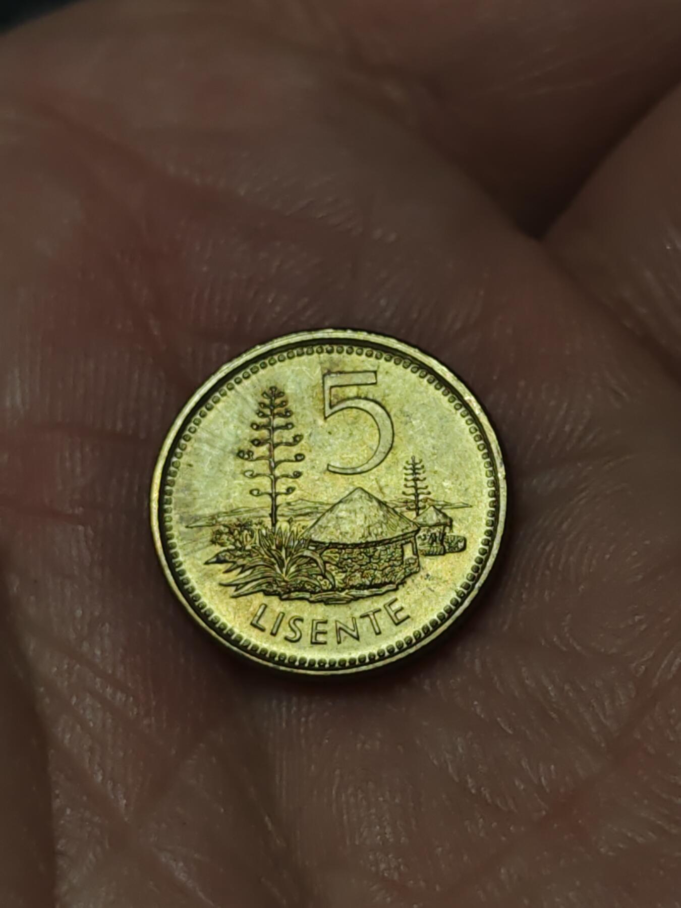 2026年第四十一场(总第二百一十场）外国好品散币场(免佣金) 莱索托🇱🇸1998年5分(第三套首发年)