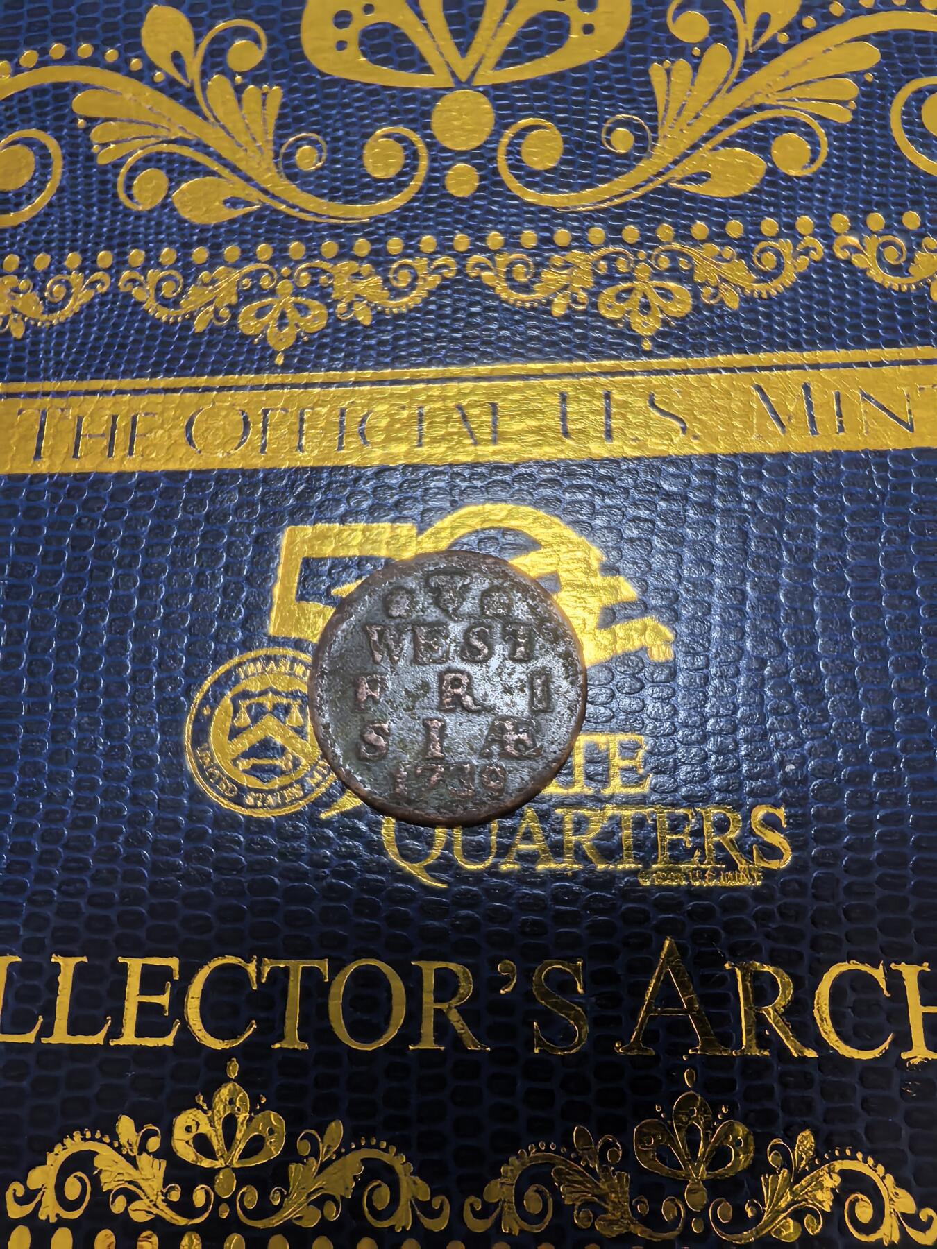 长老汇马年精选第十六场拍卖 1739荷兰西弗里斯兰1杜伊特铜币，克书60分40美金