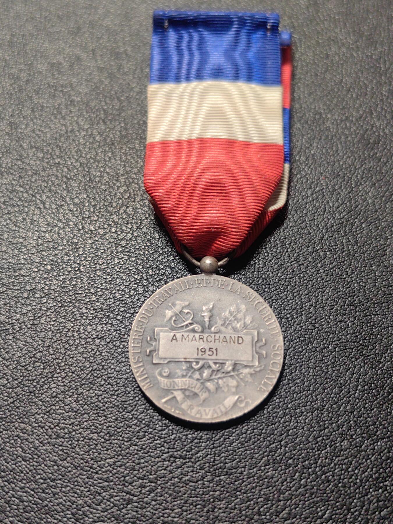 靖甫拍卖第九场 法国劳工奖章 银质