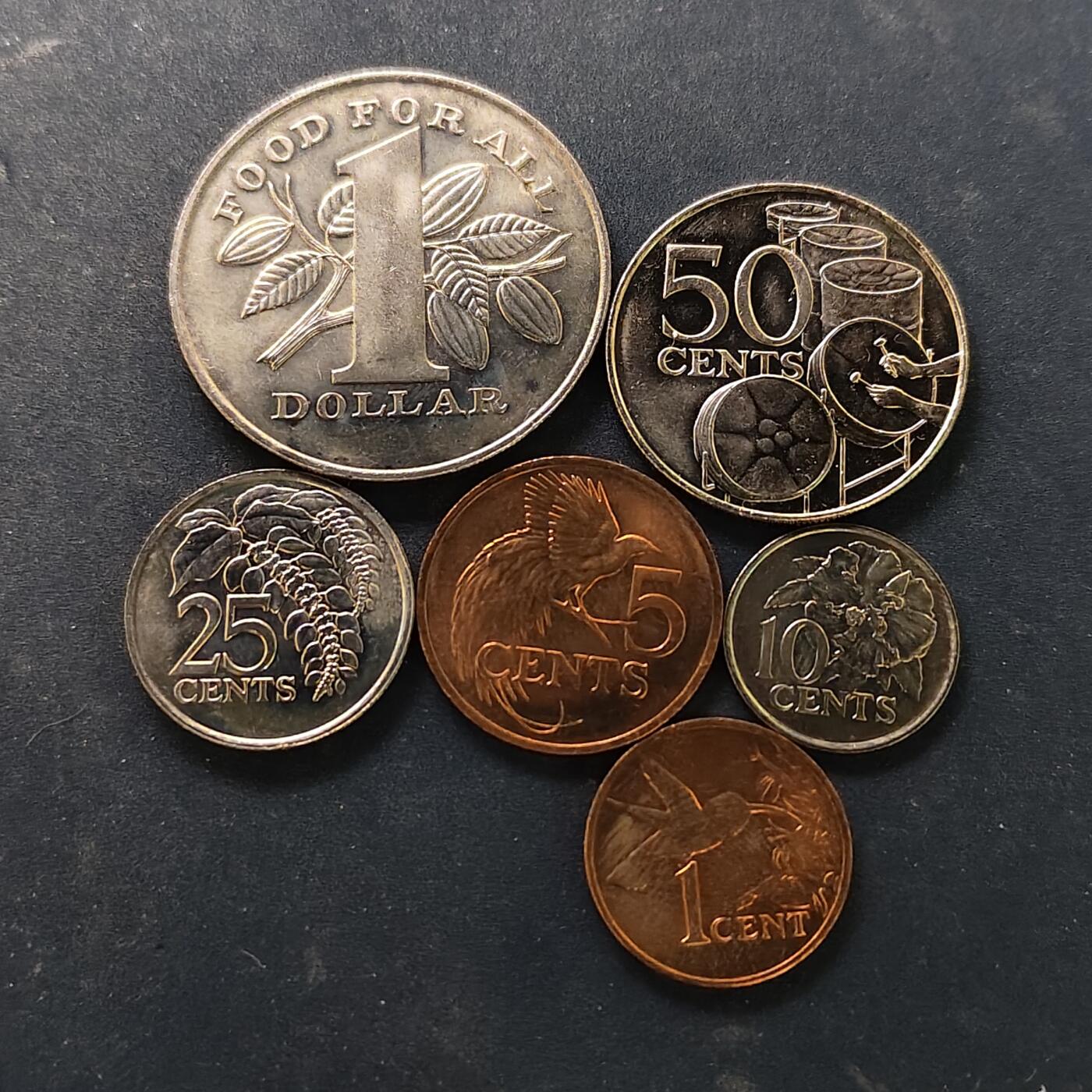 【全场包邮】纯粹捡漏拍518场 特立尼达和多巴哥1979-2003年6枚套币