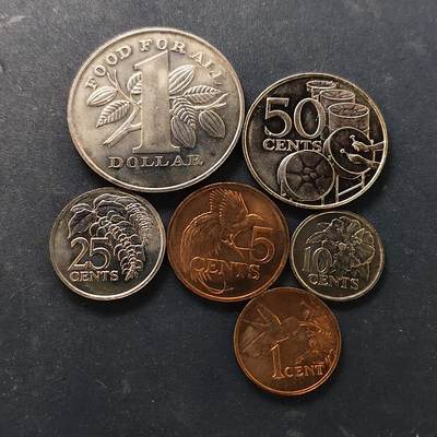 【全场包邮】纯粹捡漏拍518场 - 特立尼达和多巴哥1979-2003年6枚套币