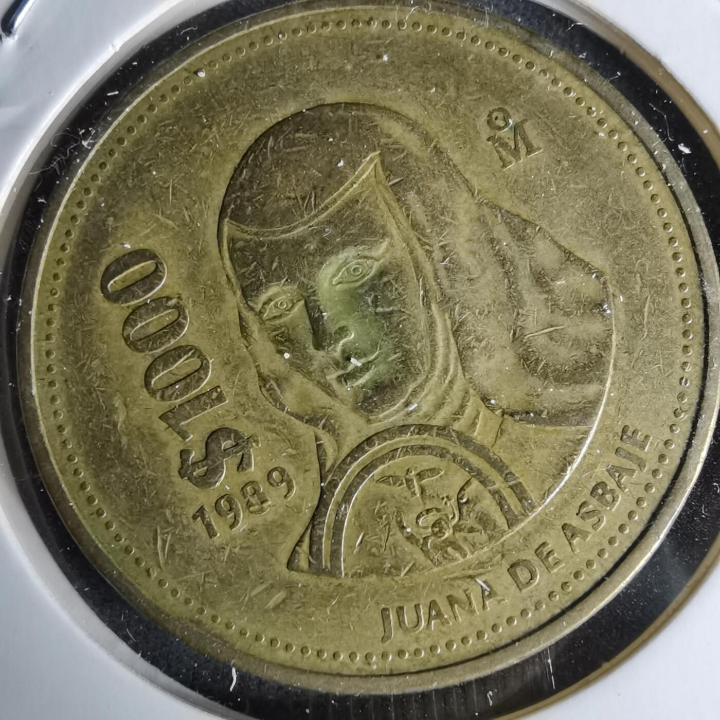 沼泽如烟--第1045场 墨西哥1989年1000比索