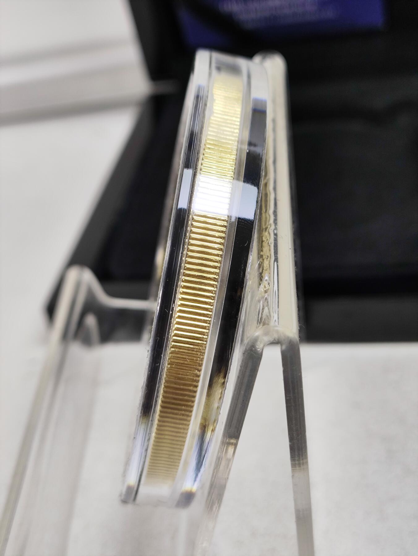 2020年1月31日英国脱离欧盟独立24K镀金精制纪念章