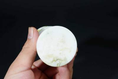 上海都达杂项专场103【全场包邮】  天然蓝田玉竹节笔筒63-256